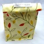 Oilcloth Lunch Bag - Leaves On Vine